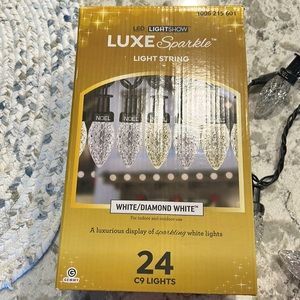 LED Christmas lights. outdoor lights. Or indoor lights. Used once